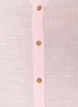 Katoenen blouse met een V-hals, Roze, Packshot image number 2