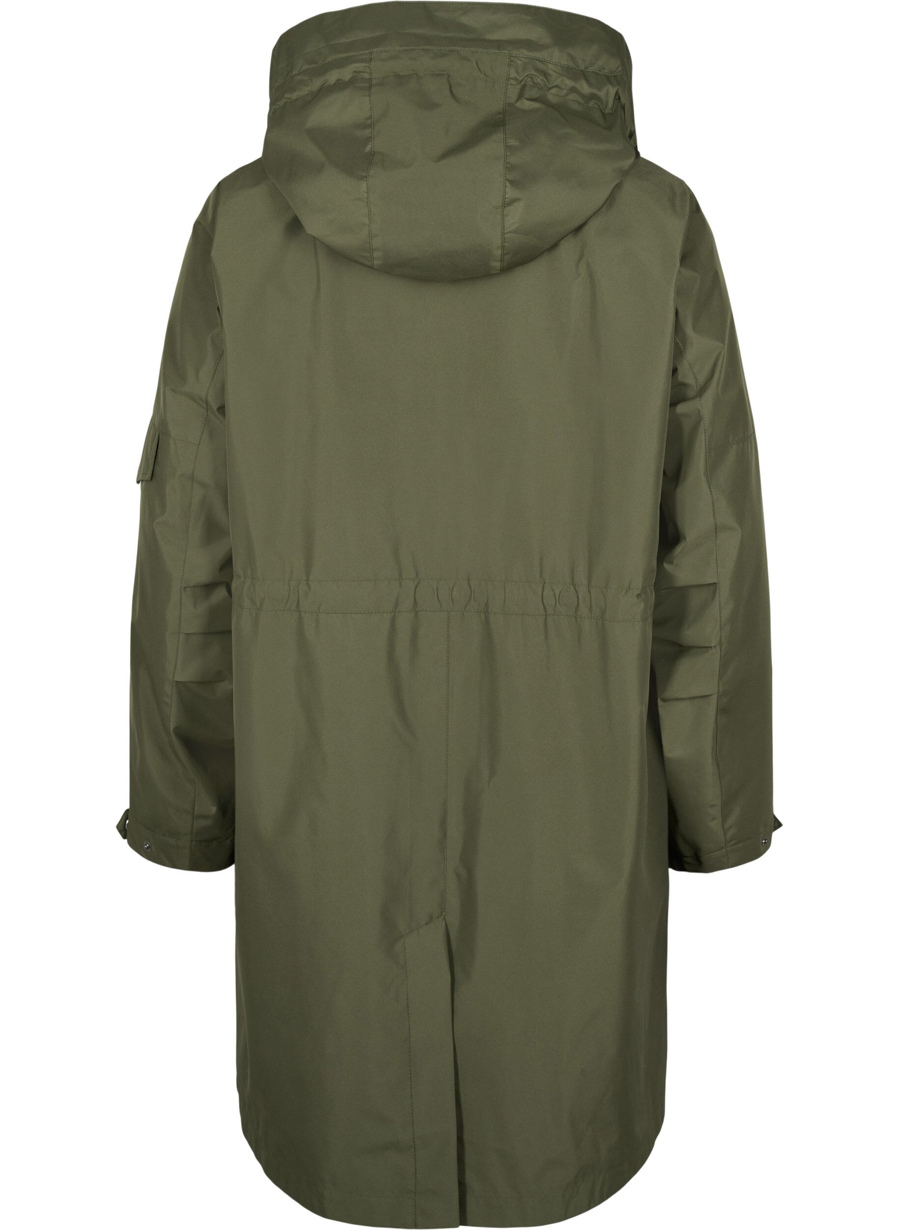 Zizzi Parka imperm&eacute;able avec capuche amovible, Forest Night, Packshot image number 1