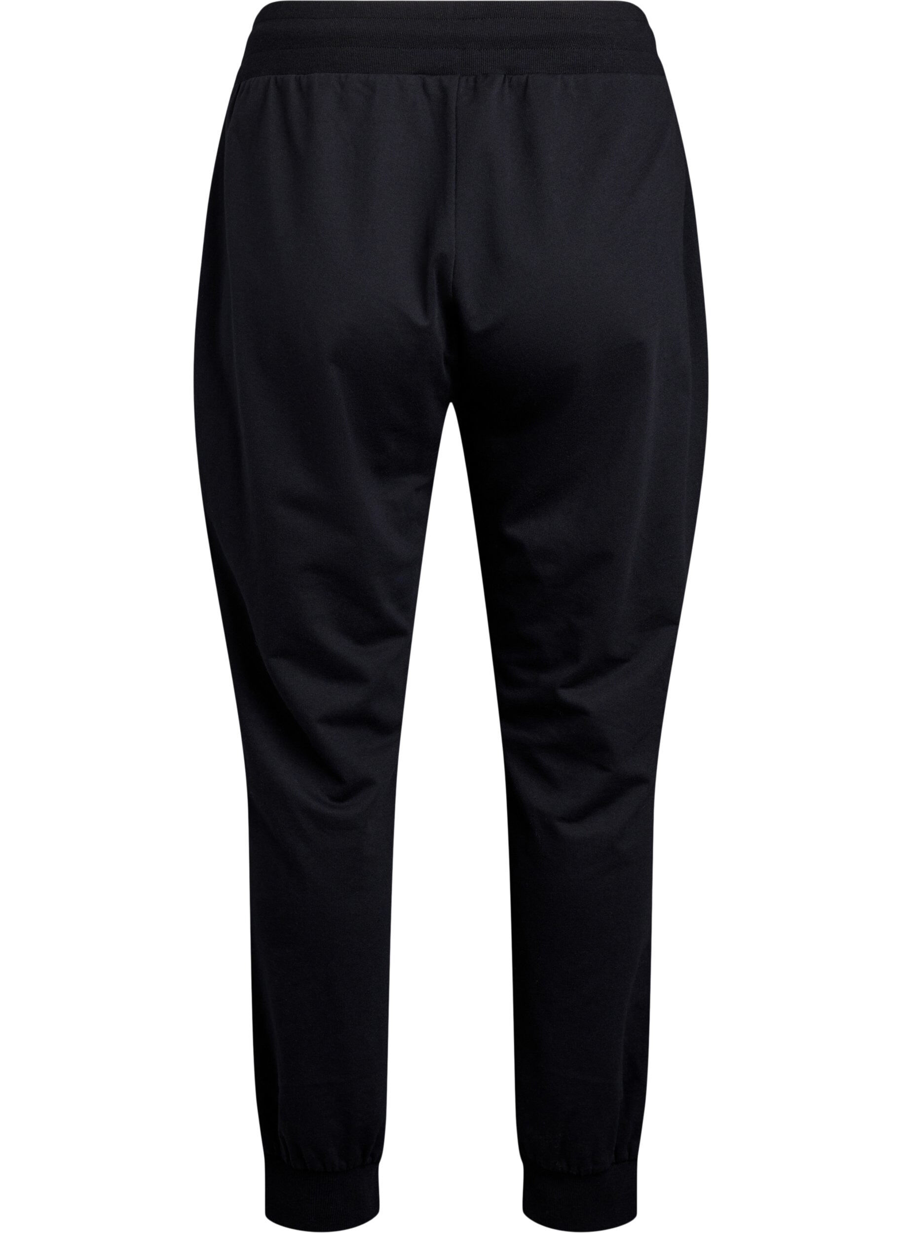 ZizziLosse trainingsbroek met zakken, Zwart, Packshot image number 1