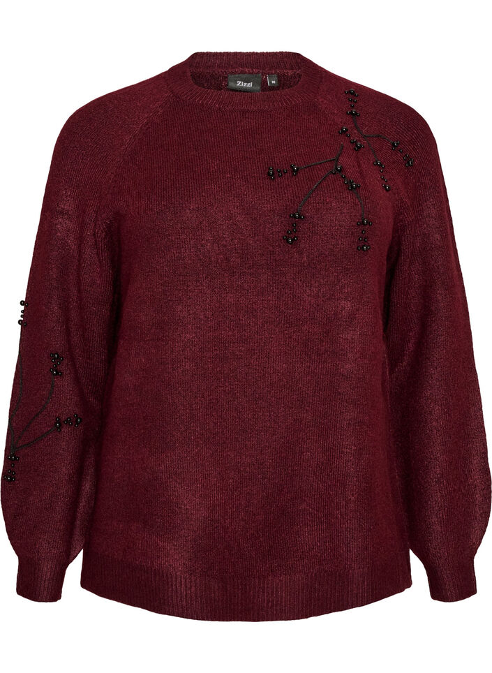 Trui met parelborduursel, 2358, Packshot image number 0