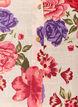 Robe midi en coton avec imprim&eacute; floral, Rouge, Packshot image number 2