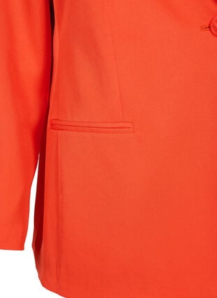 FLASH - Eenvoudige blazer met knoop, Orange.com, Packshot image number 3