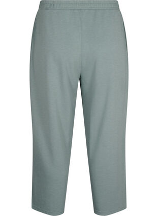 Pantalon 7/8 en modal mélangé avec poches, Chinois Green, Packshot image number 1