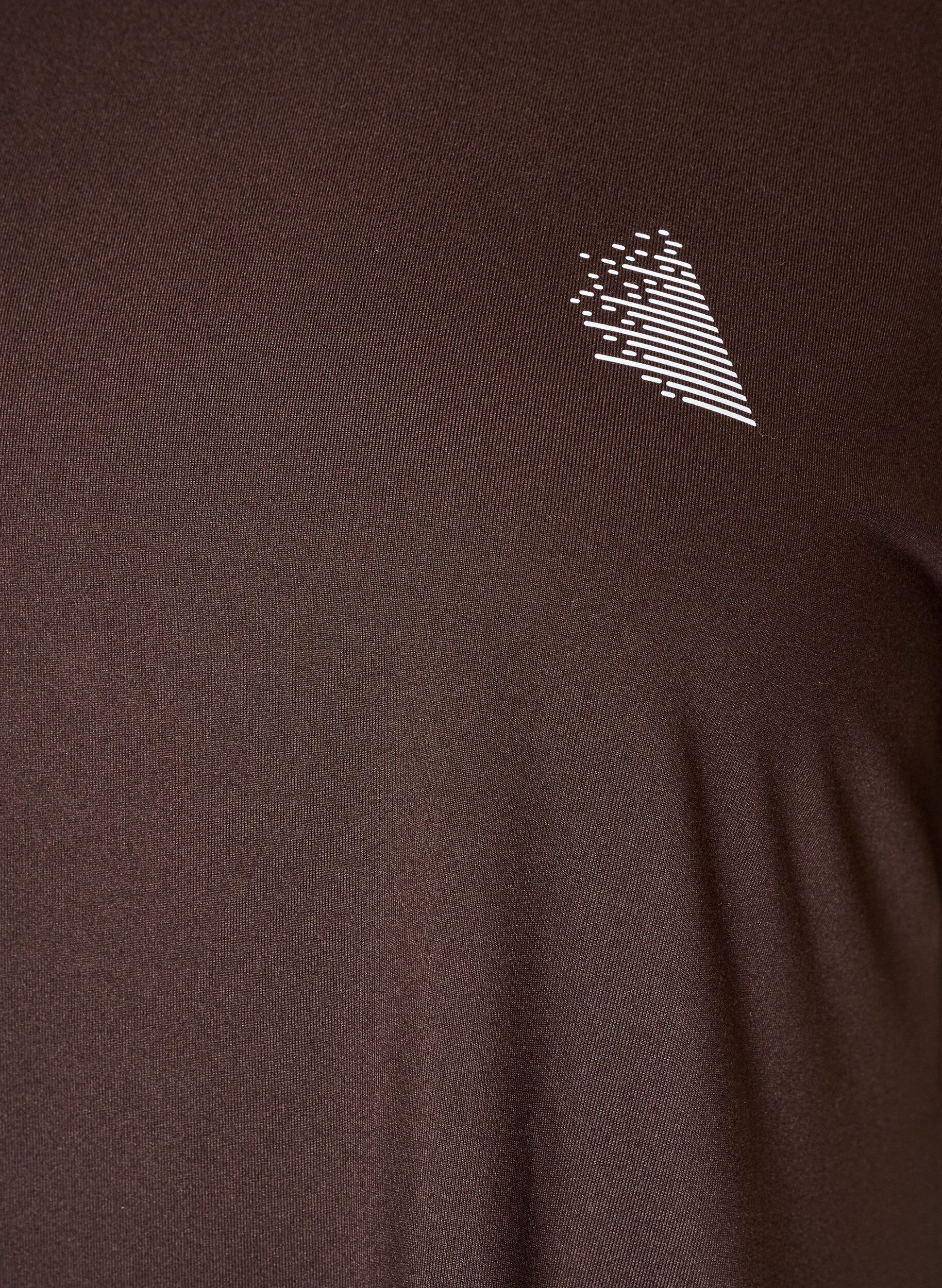 ZizziLang trainings-T-shirt, Bruin, Packshot image number 2