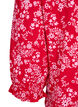 Chemisier en coton avec imprimé floral, Rouge, Packshot image number 3
