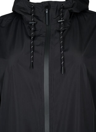 Imperméable avec poches et capuche, Black, Packshot image number 2