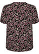 Blouse met lange mouwen en paisleyprint, Donker Bordeaux, Packshot image number 1