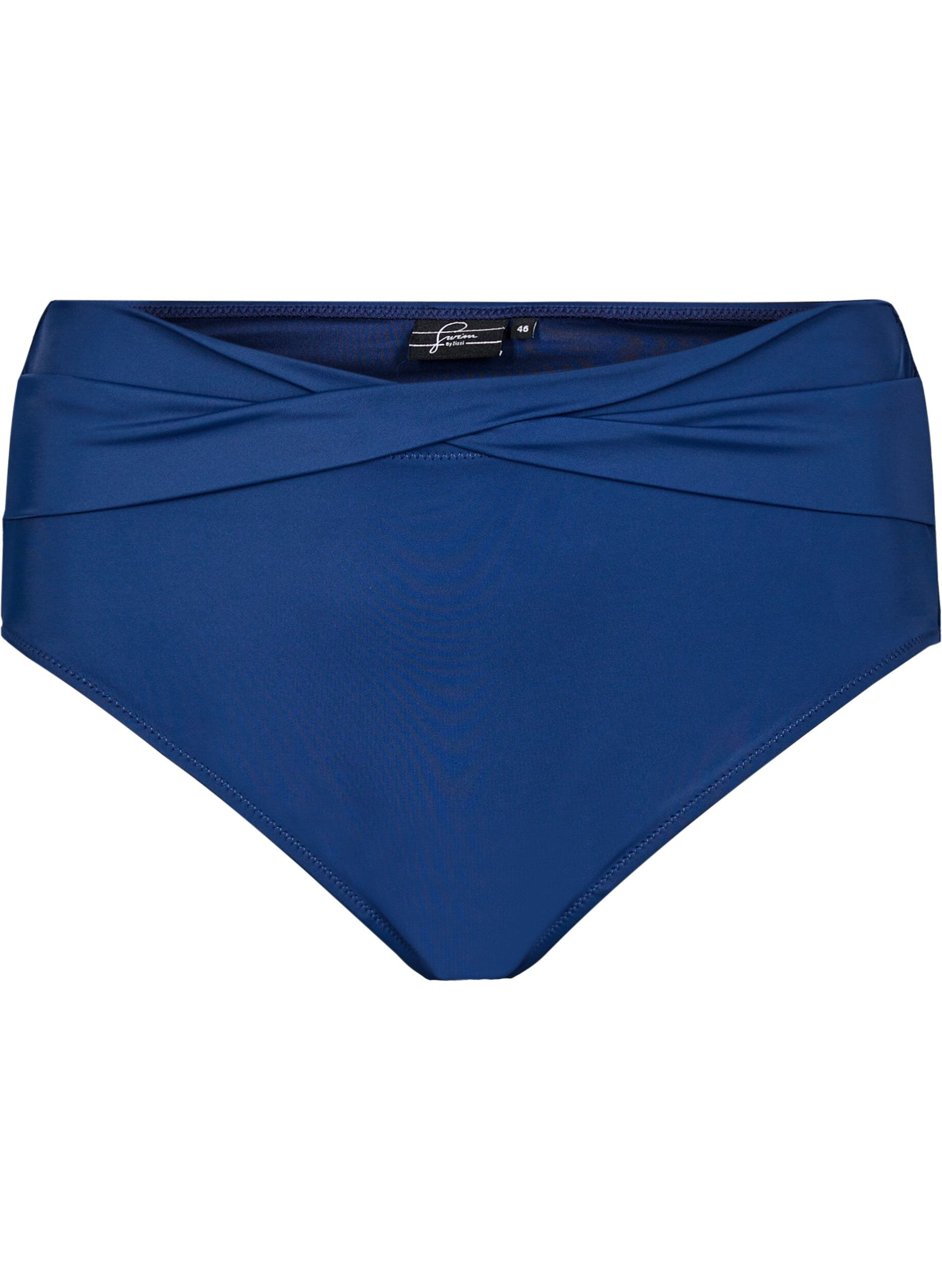 ZizziBas de bikini avec d&eacute;tails cache-c&oelig;ur, Bleu, Packshot image number 0
