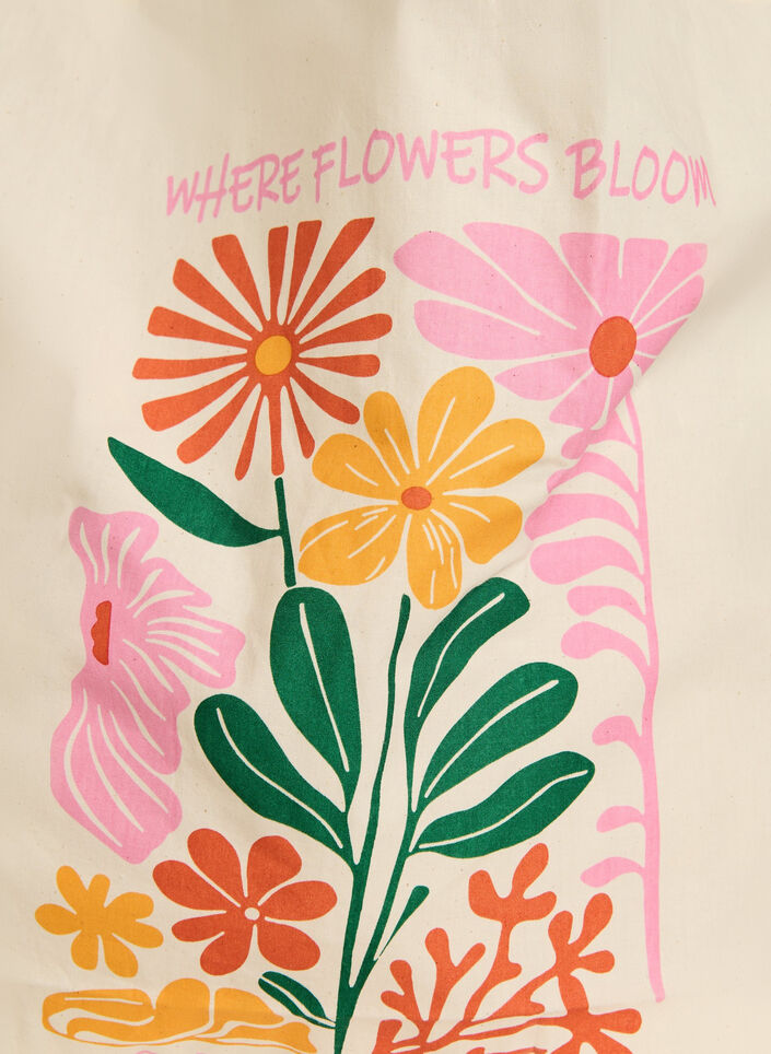 Tote bag imprim&eacute;, Rose, Packshot image number 2