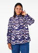 Blouse met print en een A-lijn vorm, Blauw, Model image number 0