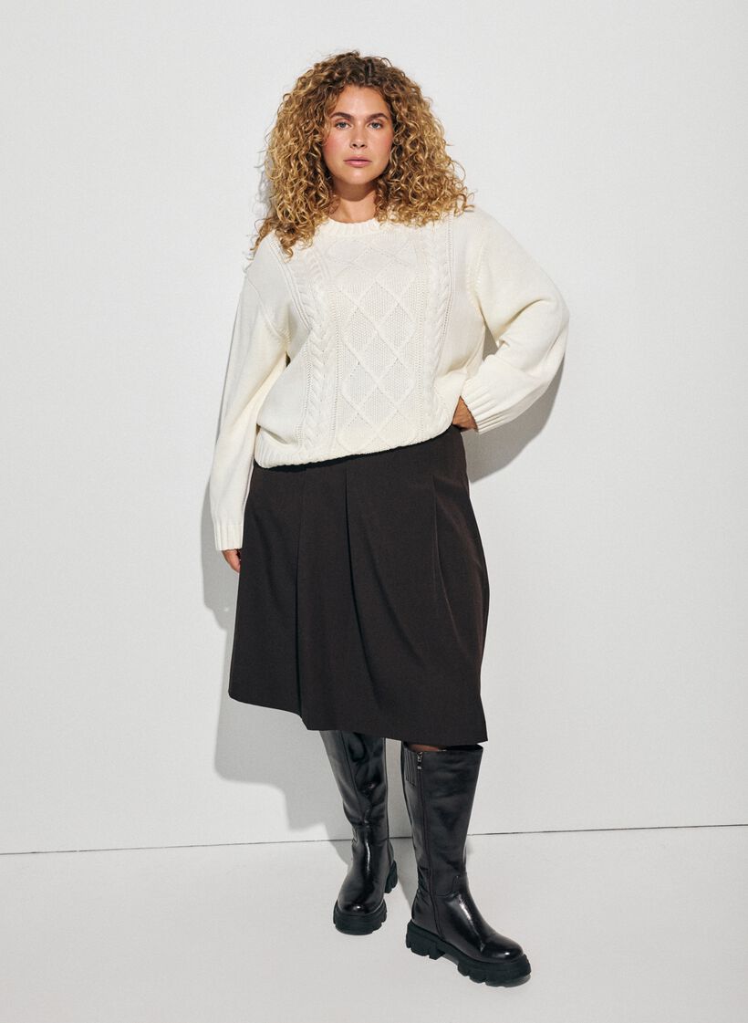 Zachte elegantie in contrast, , Model