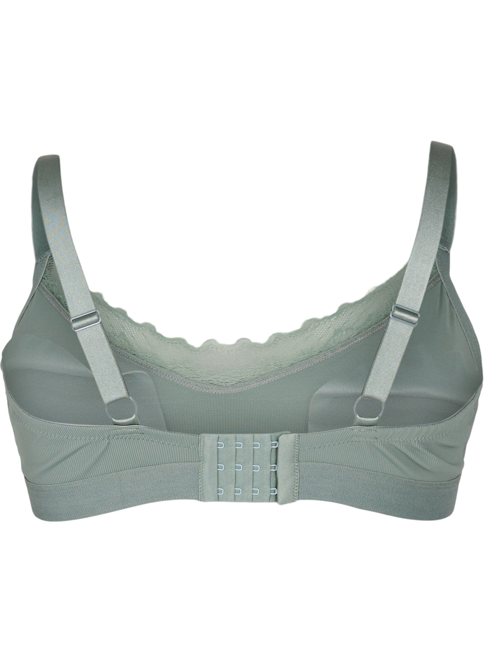 Zizzi Soutien-gorge c&ocirc;tel&eacute; avec dentelle, Laurel Wreath Ass, Packshot image number 1