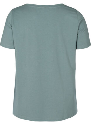 T-shirt à manches courtes avec imprimé, Balsam Green PARIS, Packshot image number 1