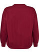 Sweat-shirt avec imprim&eacute; texte, Bordeaux, Packshot image number 1