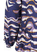 Blouse met print en een A-lijn vorm, Blauw, Packshot image number 3