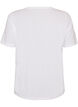 T-shirt met motief, Wit, Packshot image number 1
