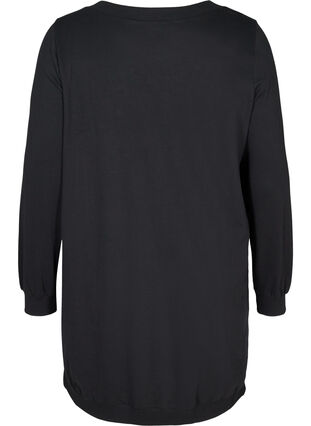 Robe pull en coton à clous, Black, Packshot image number 1