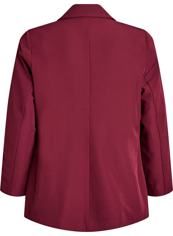 Blazer classique avec fermeture &agrave; boutons, Bordeaux, Packshot
