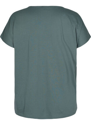 T-shirt en mélange coton, Balsam Green, Packshot image number 1