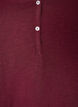 T-shirt dot&eacute; de boutons, Bordeaux fonc&eacute;, Packshot image number 2