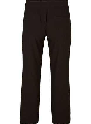 Klassieke broek met wijde pijpen, Black, Packshot image number 1