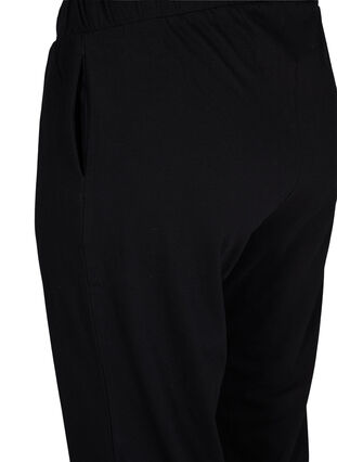 Bas de pyjama en coton, Black, Packshot image number 3