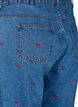 Jeans Mille coupe Mom avec broderies, Bleu Clair, Packshot image number 3
