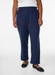 Pantalon &agrave; coupe droite, Bleu, Model image number 3