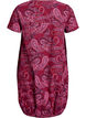 Robe en coton &agrave; manches courtes avec imprim&eacute;, Bordeaux, Packshot image number 1