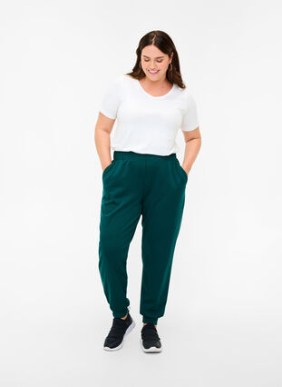 Pantalon de jogging avec poches, Ponderosa Pine, Model image number 0