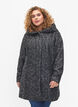 Bouclé jas met wol, Black Mel., Model image number 0