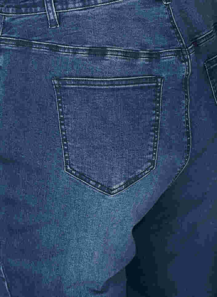 Jeans met extra hoge taille, Blue denim, Packshot image number 3
