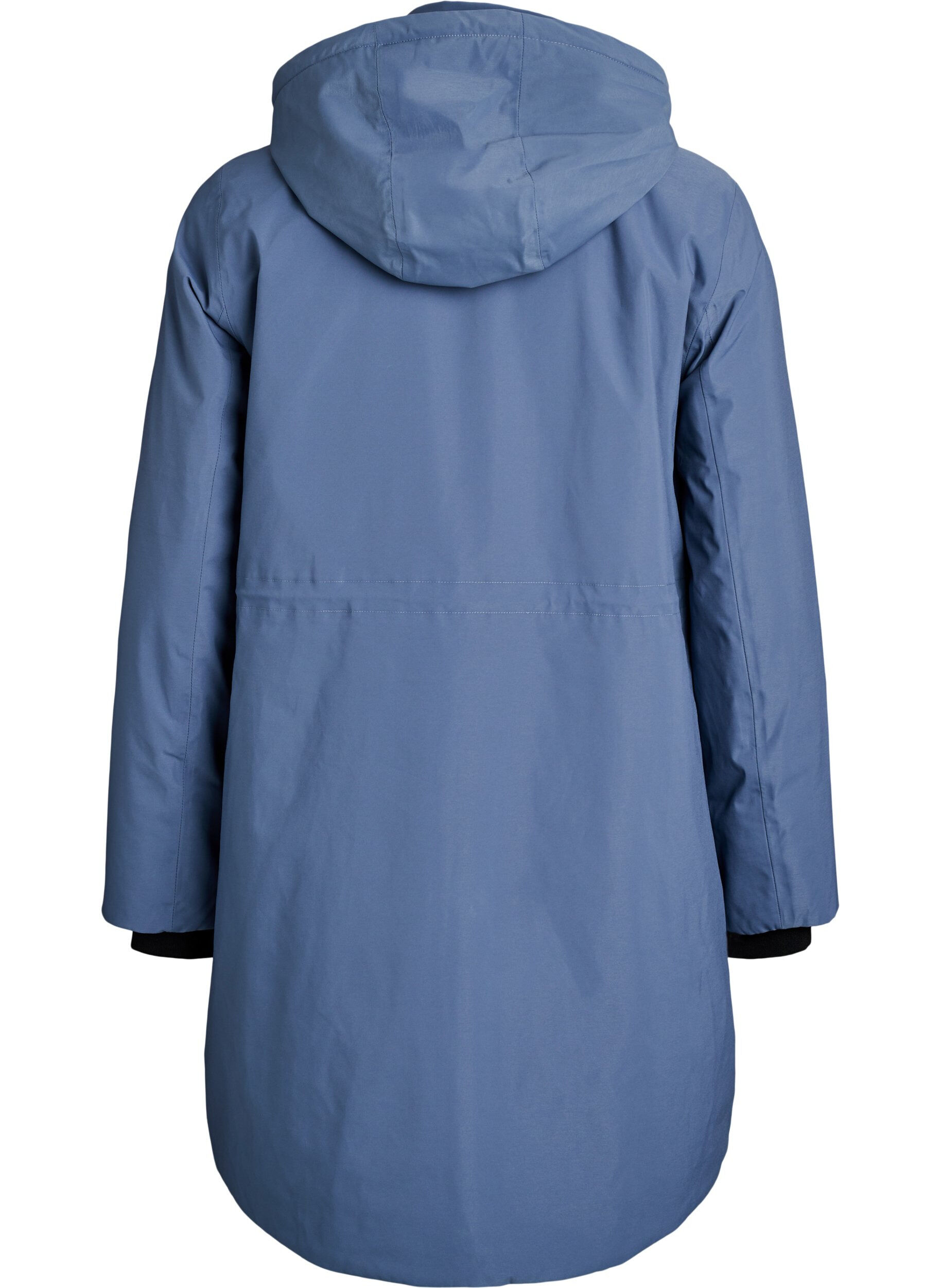 ZizziFunctionele gewatteerde winterparka, Blauw, Packshot image number 1