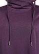 FLASH - Robe sweat-shirt courte &agrave; col montant et poches, Violet, Packshot image number 2