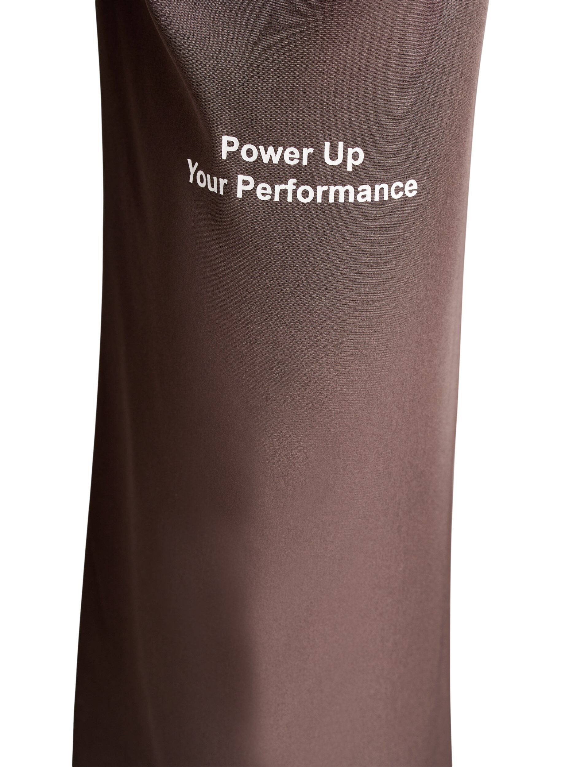 ZizziSportieve broek met een high waist en rechte pijpen, Bruin, Packshot image number 3