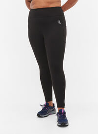 CORE, POCKET TIGHTS - Sport legging met mesh, Black, Model