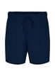 Korte broek met zakken en elastische tailleband, Blauw, Packshot image number 0