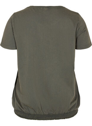 T-shirt en coton bio avec smocks, Ivy Acid Eagle AS S, Packshot image number 1