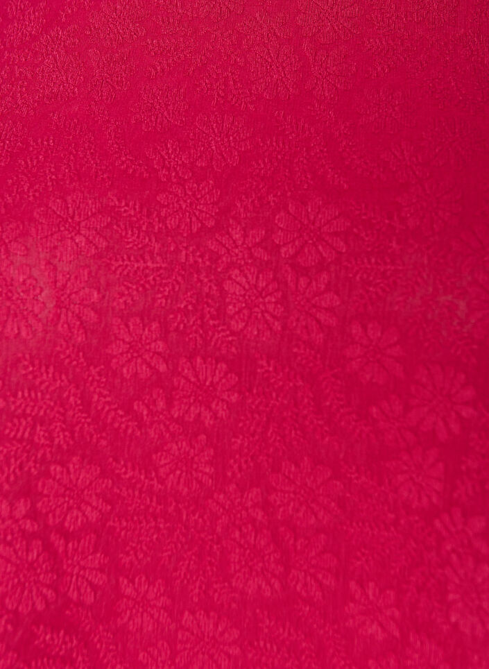Blouse textur&eacute;e &agrave; manches courtes, Rose, Packshot image number 2
