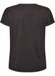 T-shirt en coton avec imprim&eacute; dor&eacute;, Gris anthracite, Packshot image number 1
