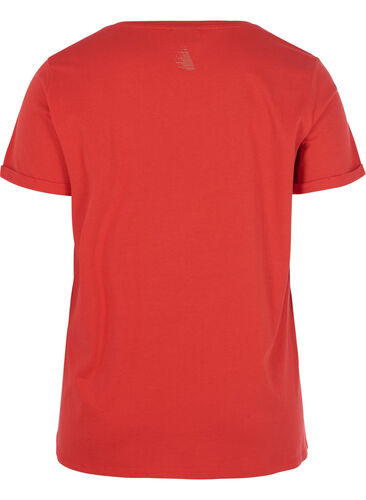 T-shirt avec imprimé, Flame Scarlet, Packshot image number 1