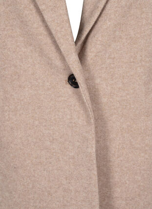 Gemêleerde blazer met split, Pumice Stone Mel., Packshot image number 2