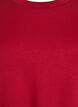 T-shirt court coupe ample en mélange de modal, Bordeaux, Packshot image number 2