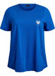 T-shirt met print, Blauw, Packshot image number 0