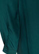 Korte overhemdjurk met ruchelaag, Groen, Packshot image number 3