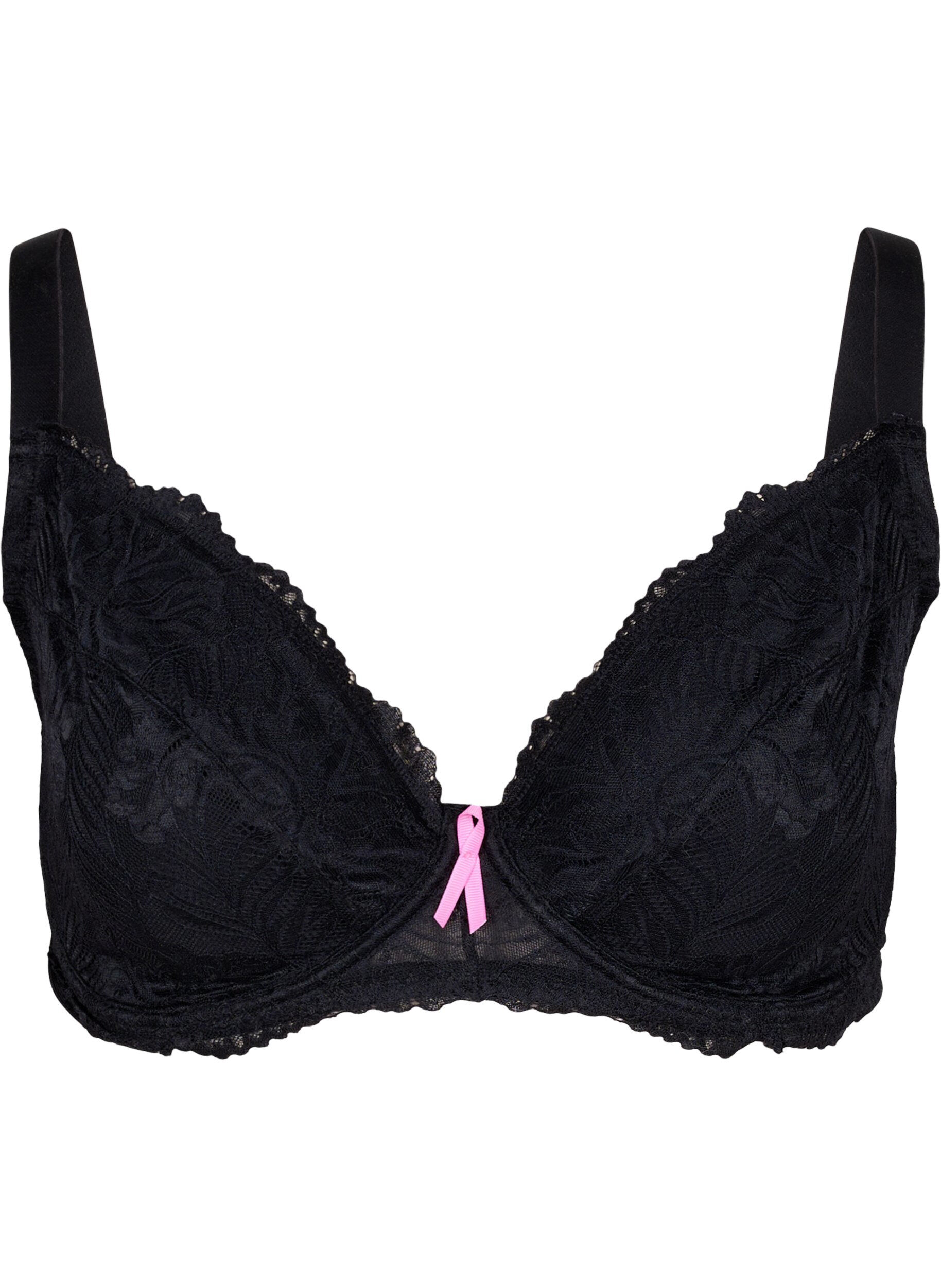 ZizziSupport the breasts - beugelbeha met zakjes voor padding, Black, Packshot image number 0