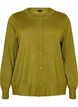Cardigan en tricot avec col rond et boutons, Vert clair, Packshot image number 0