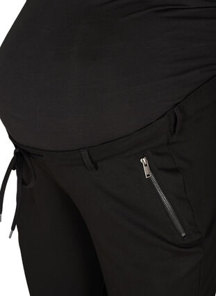 Pantalon de grossesse Maddison avec fermeture éclair, Black, Packshot image number 2