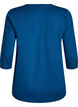 Sporttop met 3/4 mouwen, Blauw, Packshot image number 1