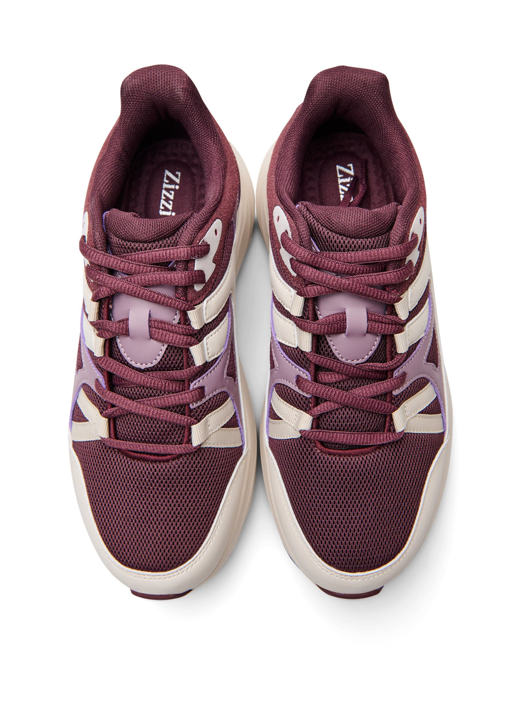 Zizzi Baskets confortables avec une semelle amortissante, Bordeaux, Packshot image number 2